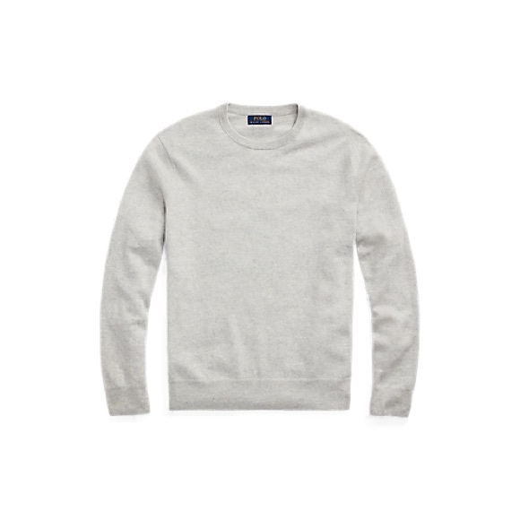 Polo by Ralph Lauren Men's CASHMERE Grey Sweater - Picture 2 of 7